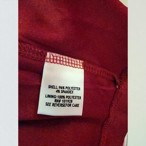 Apt. 9 Burgundy Floral Twist Front Blouse – Size Medium, NWT - Picture 10 of 11